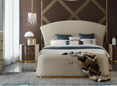 Design Leder Bett Luxus Polster Betten Doppel Schlafzimmer 180x200