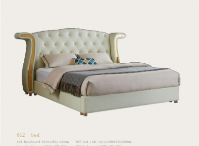 Polster Design Luxus Bett 180x200cm Betten Leder Moderne Schlafzimmer