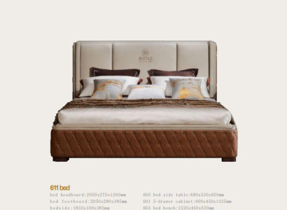 Design Leder Bett Luxus Polster Betten Deko Doppel Modernes Ehe 180x200