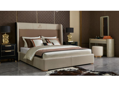 Design Schlafzimmer 6 tlg Komplett Set Bett Nachttisch Schminktisch