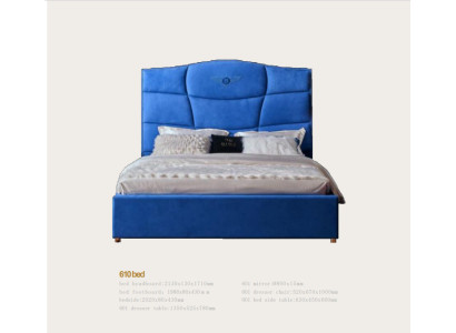 Bettgestell Design Polsterbett Bett Betten Hotel Hotelbett 180x200cm Luxus