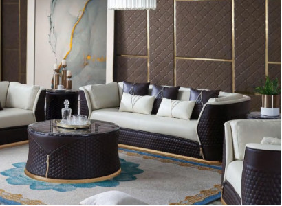 Dreisitzer design Couch Polster 3er Sofa Couchen Leder Sofas Ledersofa