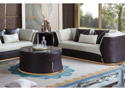 Designer Couchtisch Beistelltisch Sofa Wohnzimmer Tisch Möbel Rund