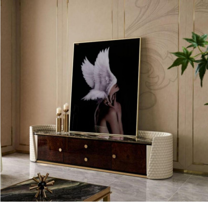 Designer rtv tv Anrichte Kommode Side Low Board Schrank Zimmer Deko Regal