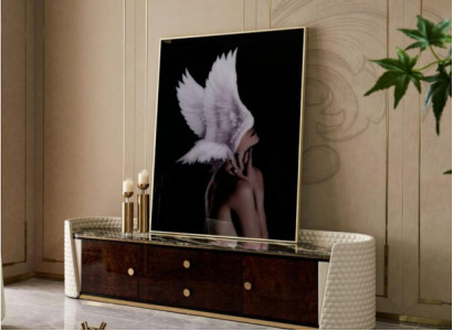 Designer rtv tv Anrichte Kommode Side Low Board Schrank Zimmer Deko Regal