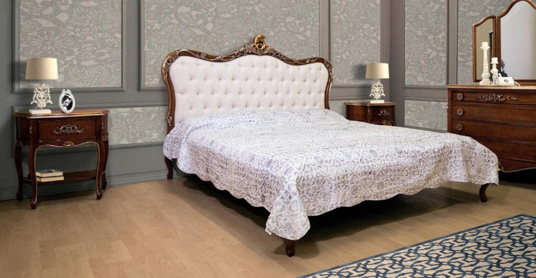 Bett 2x Nachttisch 3 tlg. Schlafzimmer Set Design Möbel Modern Luxus Betten Neu