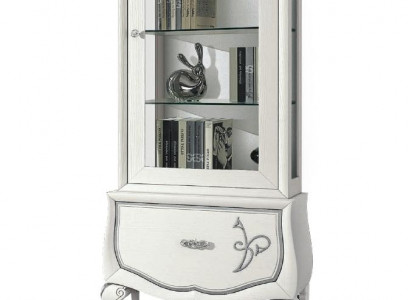 Vitrinen Glas Schrank Schränke Regal Holz Vitrine Design Modern Wohnzimmer Neu