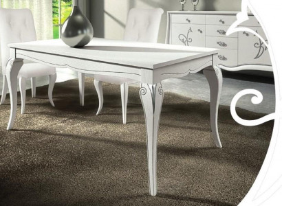 Esstisch Ausziehbar Tisch xxl Tische Modern Holz Ess Esszimmer Design Weiß Neu