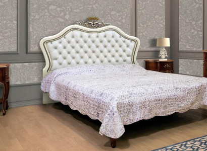 Doppelbett Betten Schlafzimmer Möbel Massivholz Vaccari cav giovanni Bett Neu