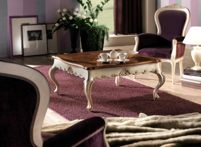 Couchtisch Tisch Beistelltisch Wohnzimmertisch Holz Royal Beistell Barock Tische