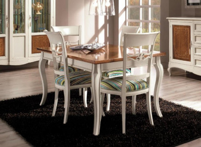 Tisch Möbel Esstisch Naturholz Retro Style Esszimmer Wohnzimmer Esstische Tische