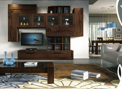 Wohnwand tv Wand Anbauwand Wohnzimmer Möbel rtv Wohnwände Schrank Regal