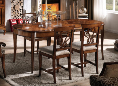 Italienische Esstische Tisch Holz Tische Möbel Esstisch Antik Stil Massivholz