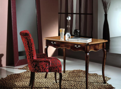 Tisch Holztisch Stuhl Tische 3tlg Einrichtung Echtholz Büro Schreibtisch Sessel