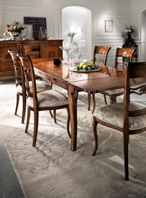 Tisch Holztisch Barock Rokoko Esszimmer Königlicher Esstisch Klassischer Tische