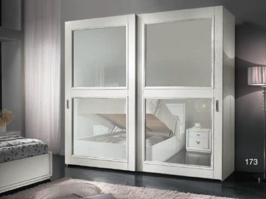 Schränke Kleiderschrank mit Schiebetüren Schrankwand Schrank Holz Schränke Neu