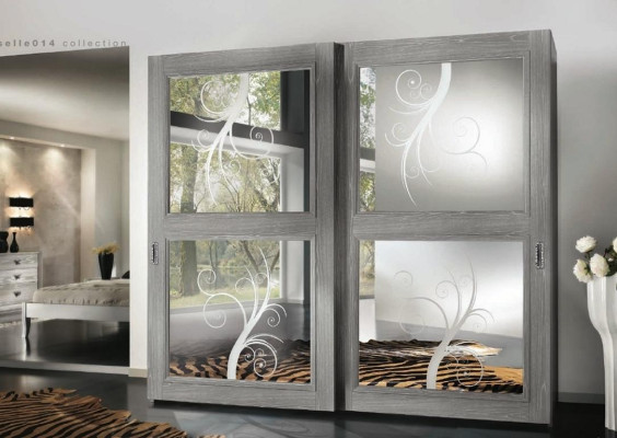 Kleiderschrank Schrank Schiebetüren Schränke Holz Neu Möbel Italienische Möbel