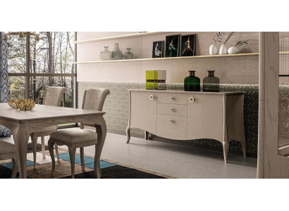 Kommode Sideboard Regal Schrank Regale Massiv Holz Möbel aus Italien Schränke