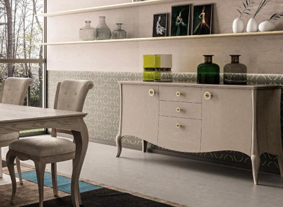 Kommode Sideboard Regal Schrank Regale Massiv Holz Möbel aus Italien Schränke