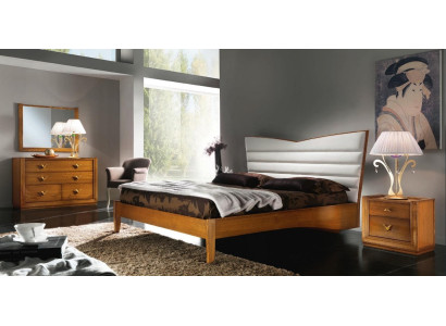 Luxus Set Schlafzimmer Bett Nachttisch Doppel Hotel Betten Polster Design 3tlg.