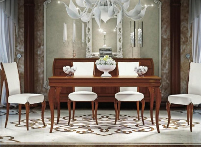 Luxus Esstisch Tisch Tische Ess Holz Modern Design Ausziehbar Esszimmer Italien