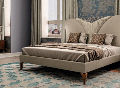 Bett Doppelbett Massiv Holz Schlafzimmer Betten Möbel Vaccari cav giovanni Neu