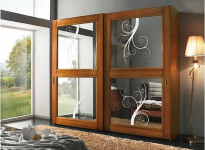 Kleiderschrank Schrank Schiebetüren Schränke Modern Möbel Schlafzimmer Italien