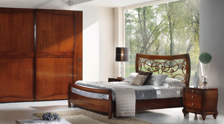 Bett Doppel Hotel Betten Schlaf Zimmer Holz Bettrahmen Bettgestelle Modern Neu