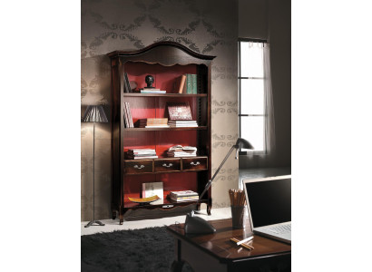 Bücherregal Vitrine Vitrinenschrank Klassischer Schrank Bücherschrank Holz Neu
