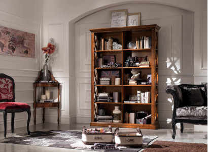 Wohnzimmer Vitrine Schrank Bücher Regal Anrichte Klassische Möbel Regale Holz