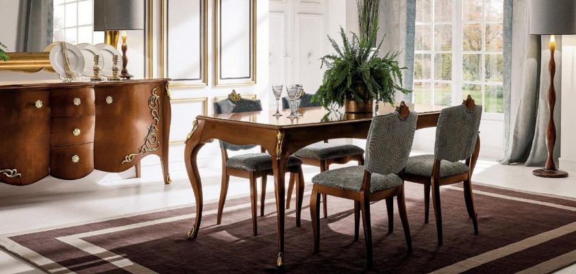 Tisch Echtes Holz Klassische Barock Antik Stil Esstisch Tische Echtes Holz Neu