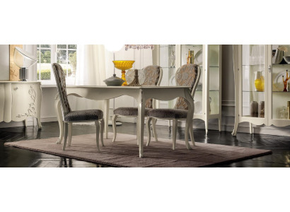 Klassischer Tisch Holztisch Barock Rokoko Speisesaal Königlicher Speisetisch