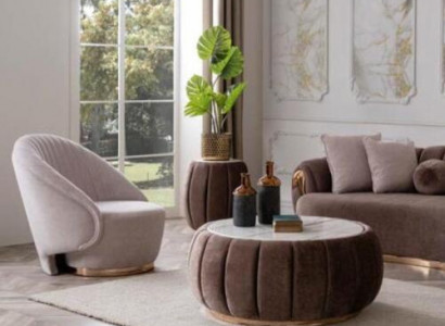 Runder Couchtisch Polster Tisch mit runden Tischplatte Couchtische Tische Möbel