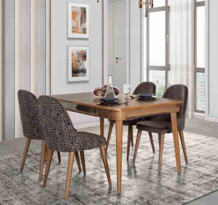 Komplett Sets Esszimmer Set Esstisch 6x Stuhl Garnitur Tisch Gruppe 7tlg. Sets