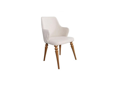 Stuhl Stühle Luxus Design Lehnstuhl Holz Polster Neu Modern Esszimmer Möbel Holz