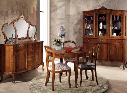 Rund Esstisch Esszimmer Tisch Ausziehbarer Luxus Tische Holz Italienische Möbel