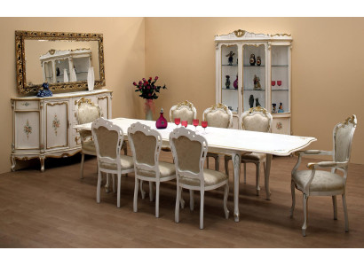 Komplett Set Esstisch 8 Stühle Esszimmer Set Ess Gruppe Holz Tisch Tische 12 tlg