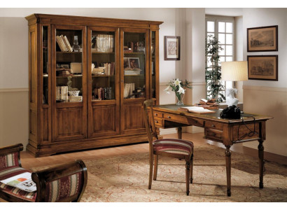 Büro Set Holztisch Stuhl Bücherregal Schreibtisch Regal Schränke 3tlg. Sets Neu