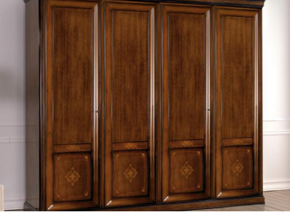 Luxus Schrank Kleiderschrank Italienische Möbel Schlafzimmer Echtholz Schränke