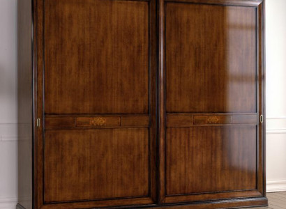 Echtholz Kleiderschrank Holzschrank Schrank Massive Schlafzimmer Möbel Italien