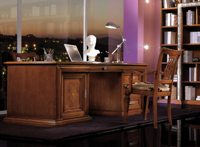 Schreibtisch Stuhl Tische Arbeitszimmer Bürotisch Tisch Massive 2tlg Set Büro