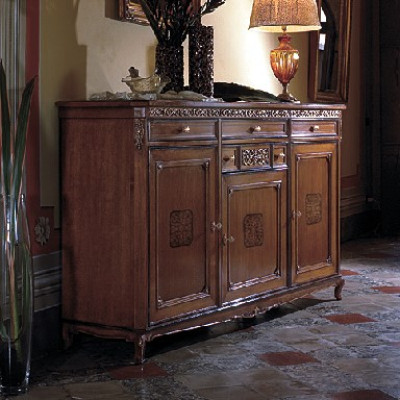 Kommode Wohnzimmer Kommode Schubladen Holz Sideboard Schrank Schränke Massiv