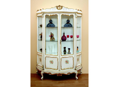 Glasschrank Vitrine Barock Möbel Italienische Einrichtung Vitrinen Glas Schränke