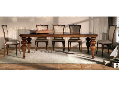 Tisch Möbel Esstisch Naturholz Retro Style Esszimmer Wohnzimmer Esstische Holz