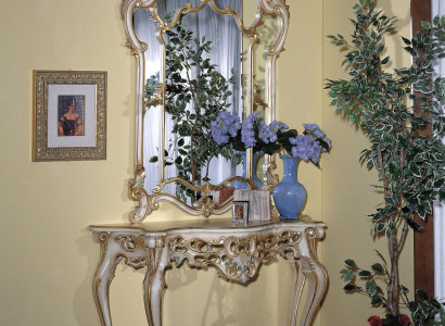 Spiegel Konsolentisch Schminktisch Konsole Frisierkommode Frisiertisch Shabby