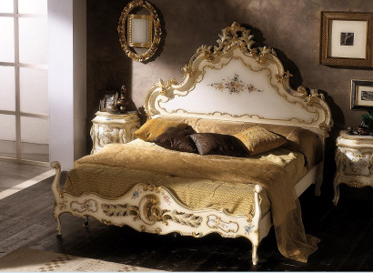 Schlafzimmer weiß Bett Holz Luxus Vaccari cav giovanni Massivholz Neu