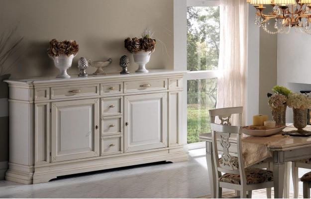 Kommode Schubladen Holz Sideboard Schrank Schränke Massiv Kommode Wohnzimmer