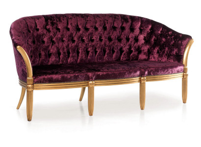 Sofa Dreisitzer Couch Klassische Neu Polster 3 Sitzer Leder Couchen