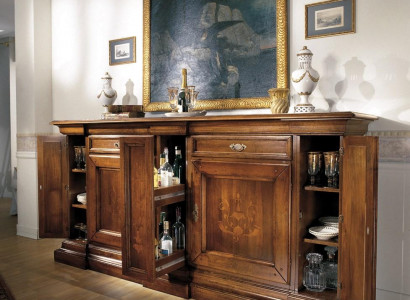 Möbel Italienische Einrichtung Sideboard Kommode Klassischer Schrank Massivholz