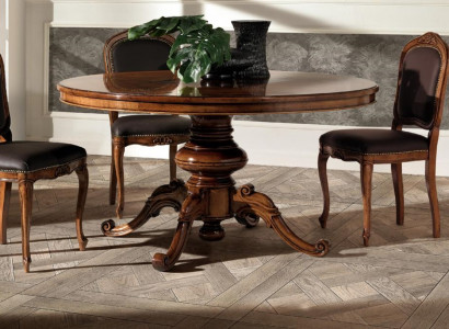 Klassischer Esstisch Tisch Runde Tische Rund Barock Rokoko Möbel Rundtische Neu